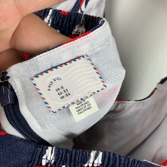 Anthropologie Postmark Windward Sailboat Nautical Halter Dress Size 0 - Picture 6 of 9